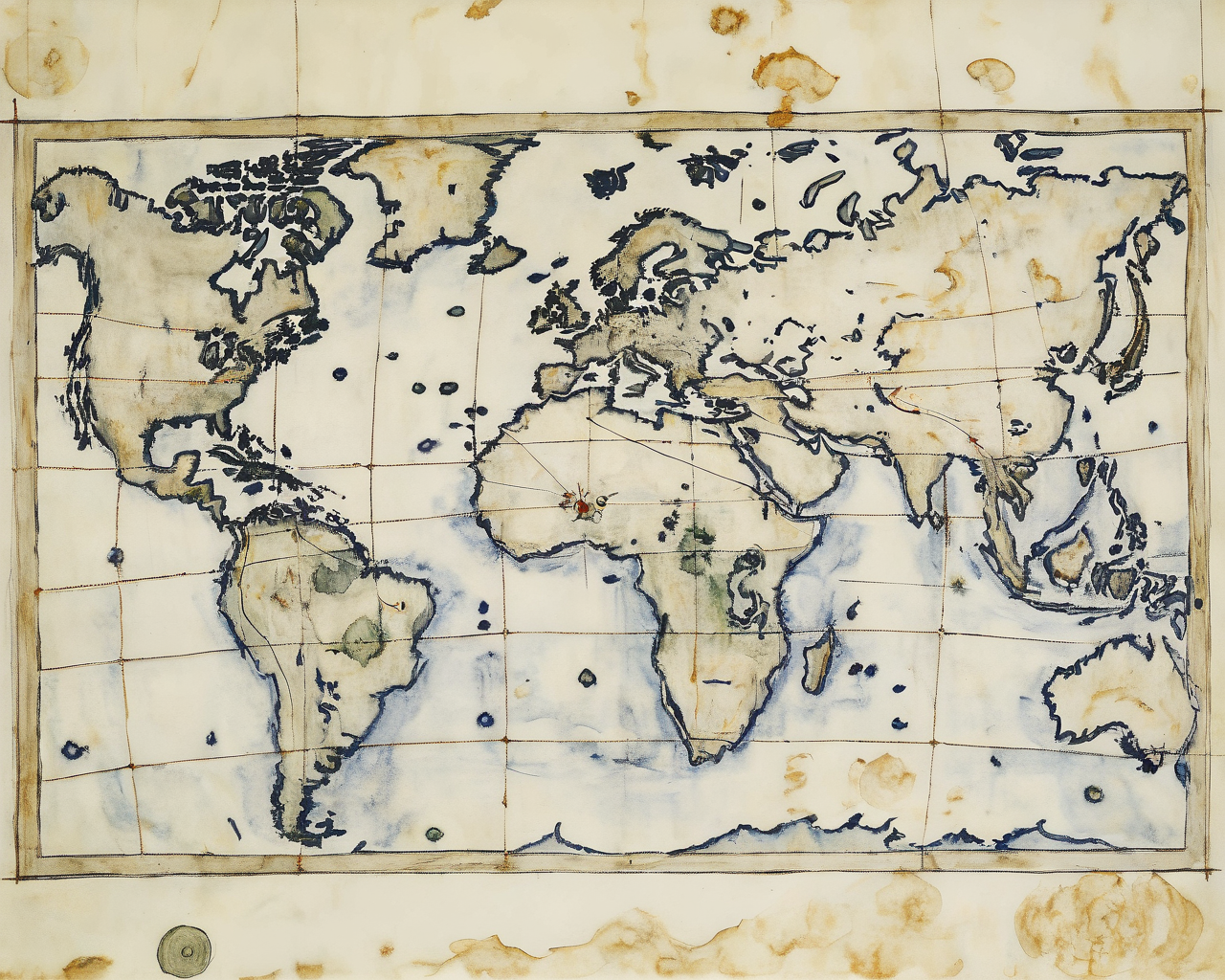 map artwork by augustus rivers